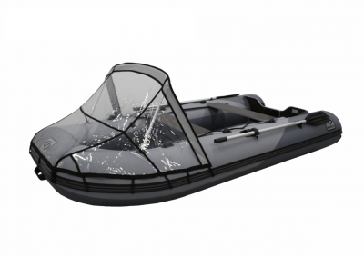 Тент носовой Фрегат 350 FM Lux (доп. остекление) Тент носовой Фрегат 350 FM Lux (доп. остекление)